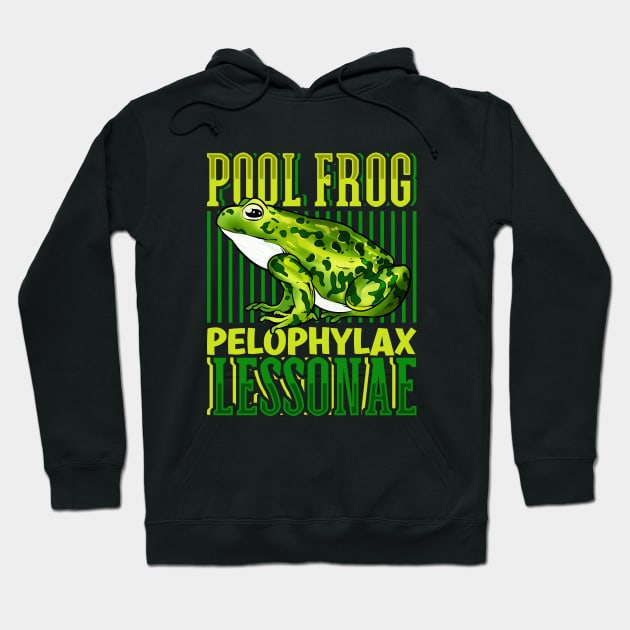 Pool Frog Hoodie by Modern Medieval Design